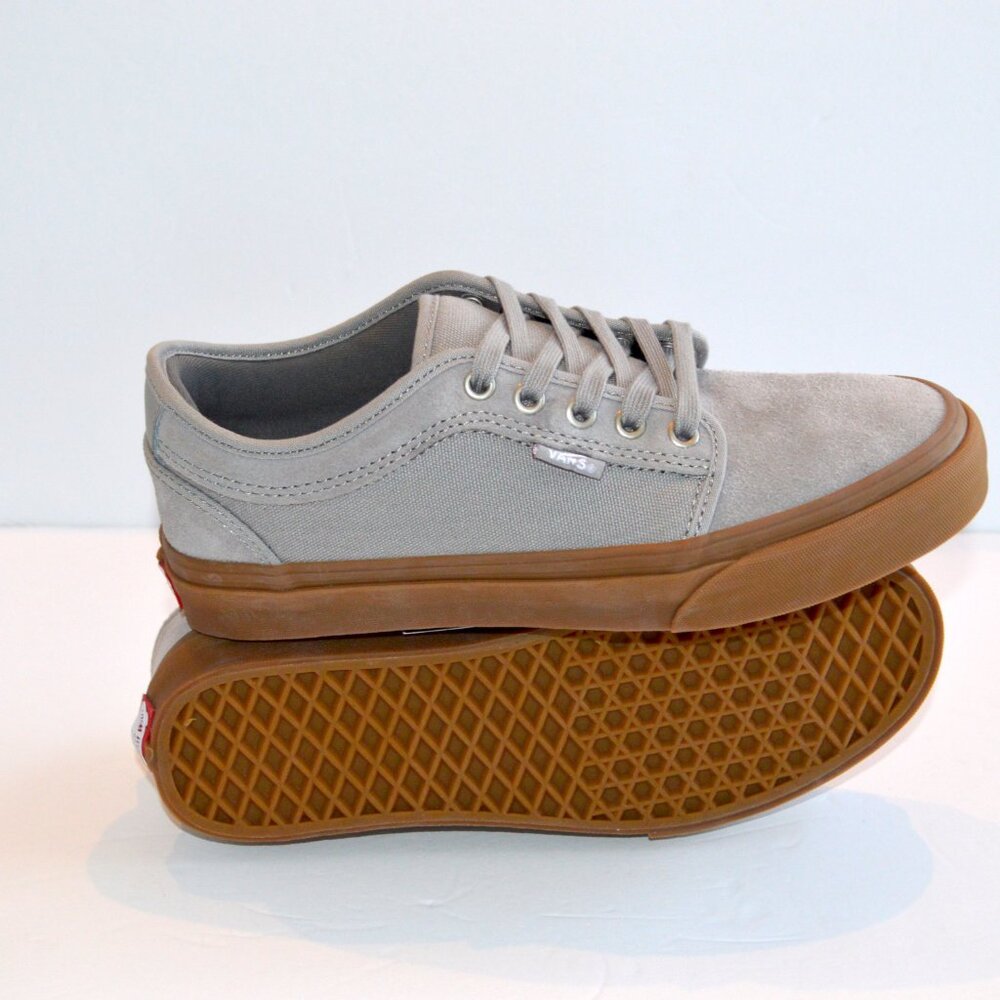 Vans chukka low gray gum sneaker shoes new - Picture 2 of 14